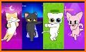 Cartoon Cat Dancing Tiles Hop Beat related image