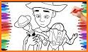 story toy coloring book related image