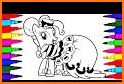 Pinkie Pie Coloring Game related image