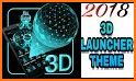 3D Dynamic Hologram Projection Launcher Theme related image
