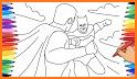 Coloring Superhero Rangers related image