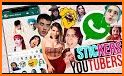 Youtubers Stickers related image