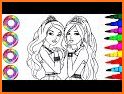 Sparkle Princess Coloring Book related image