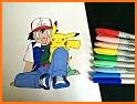 Coloring Pokemo - Pikachu related image