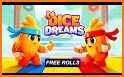 Dice Dreams Rewards App – Free Rolls and Dice App related image