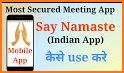 SAY NAMASTE Video Conferencing related image
