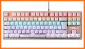 Silver  Unicorn Keyboard related image