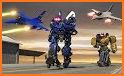 Flying Robot Rocket Transform Robot Shooting Games related image