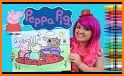 How to color Peppa the nice Pig related image