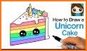 Cute Pink Unicorn Rainbow Theme related image