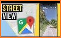 Street View, Earth Map, Satellite Map & Navigation related image