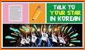 K-VOCA : Learn Korean word in KPOP related image