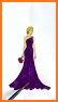 Dress glitter color by number related image