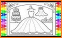 Glitter Wedding Coloring Book - Kids Drawing Pages related image