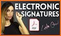 Digital Touch : Create colorful digital signature related image