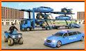 US Police Car Limo Transport Game: Car Transporter related image