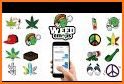 Weed Emoji Keyboard - weed Emoji keyboard theme related image