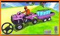 Offroad Quad Bike Cargo Driving Simulator related image