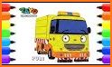 Little Bus Toyo Coloring Book for Kids and Family related image
