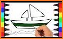Boat Paint vs Draw - Kids Coloring Book related image