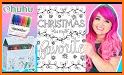 2021 Christmas Coloring Book Glitter related image