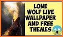 Fire Wallpaper and Keyboard - Lone Wolf related image