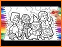 Halloween Glitter Color by Number Coloring Book related image