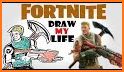 DRAWING FORTNITE NEW BATTLE ROYAL related image