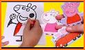 Coloring Book Pepa & Drawing Pig Game related image