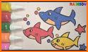 BabyShark Glitter Coloring Book related image