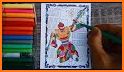Live coloring for kids related image