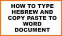 Hebrew Language Keyboard related image