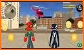 Stickman Spider Rope Hero City Gangstar Crime related image