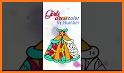 Girls Paint by Number: Fashion Coloring Book Pages related image