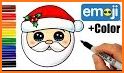 Christmas Tree & Santa emoji related image