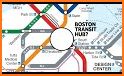 MBTA Boston T Map -- Ad Free related image