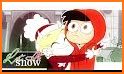 Cartoon Christmas Snow Star Theme related image