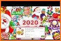merry christmas stickers (santa  Stickers) related image