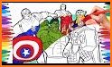 The Avengers Super Heroes Coloring Book related image