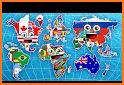 Countries of the world 3D: geo related image