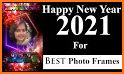 New Year 2021 Greetings, Photo frames related image
