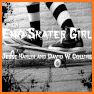 Cool Skate Girl Keyboard Theme related image