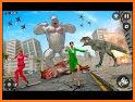 Angry Dino City Attack: Wild Animal Smasher Games related image