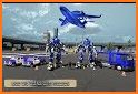 US Police Plane Robot Car Bike - Transporter Games related image