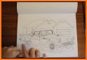 American Cars Coloring Book related image