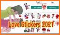 Love Couple Stickers - WAStickerApps related image