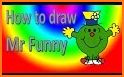 Coloring Mr Funny For Kids related image