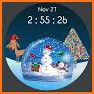 Christmas Snow HD Watch Face Widget Live Wallpaper related image