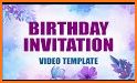 Birthday Video Invitation Maker related image