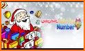 Santa Claus Color by Number Sandbox Pixelart Color related image